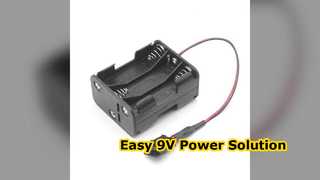 9V 6AA Battery Holder with JST SM 4P Connector
