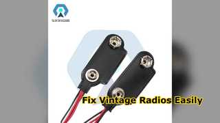 Restore Vintage Radios PP3 to PP9 Battery Adapter
